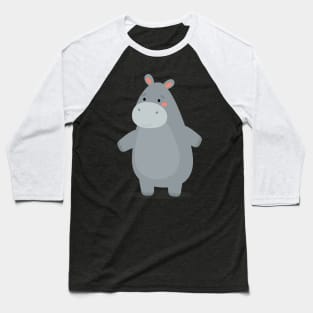 hippopotamus Baseball T-Shirt